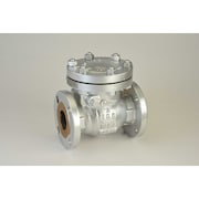 CHICAGO VALVES AND CONTROLS 5", Cast Steel Class 150 Flanged Swing Check Valve 41411050